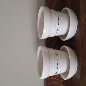 Set of 2 Longaberger Flower pots